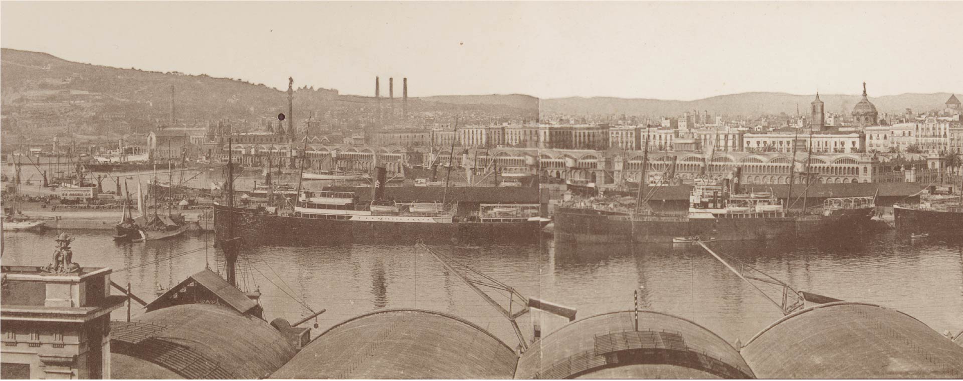 imagen del puerto de Barcelona